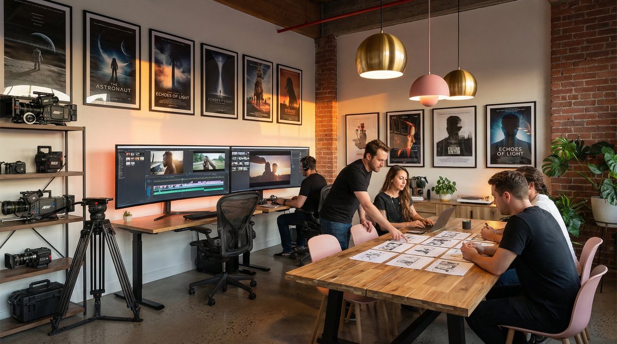 看片影视传媒公司办公环境